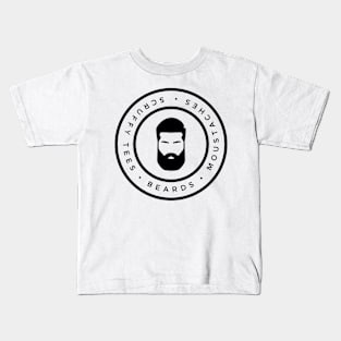 Beards, moustaches, scruffy tees Kids T-Shirt